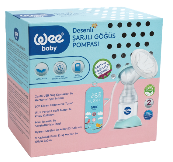 Electrical Charged Patterned Breast Pump