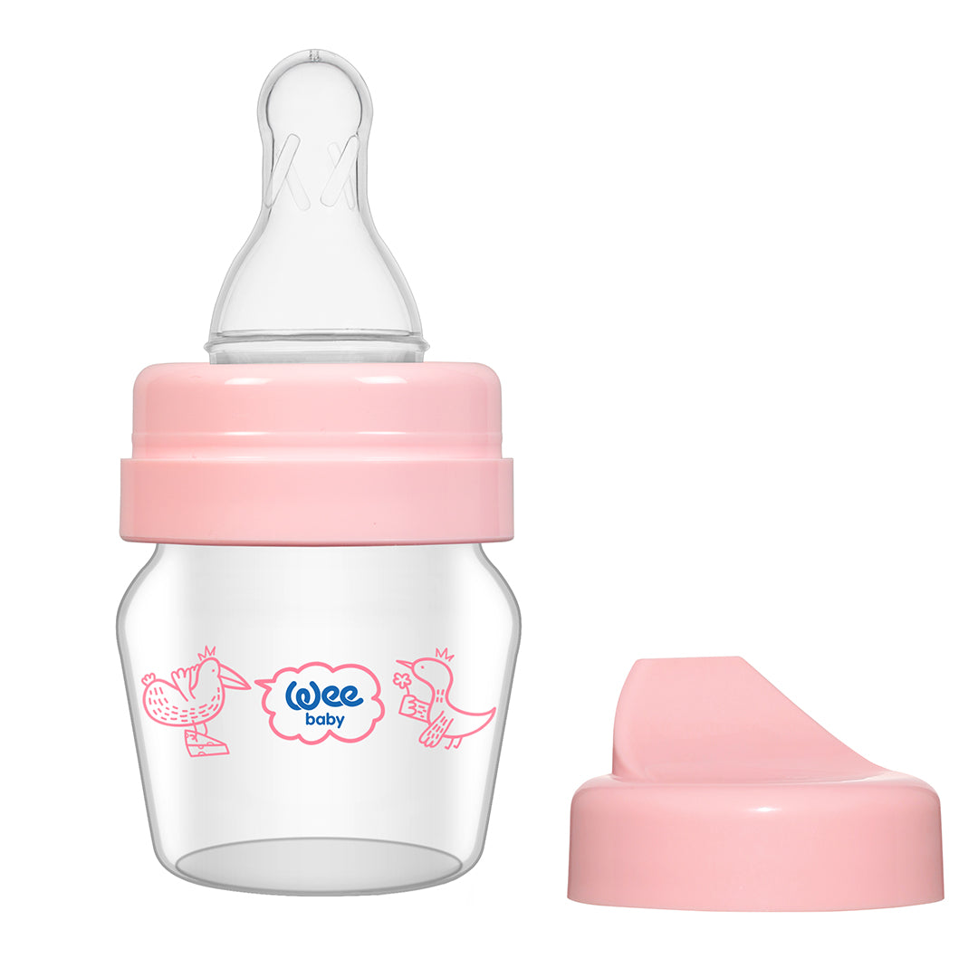 Wee Baby Mini Glass Sippy Bottle Set 30ml