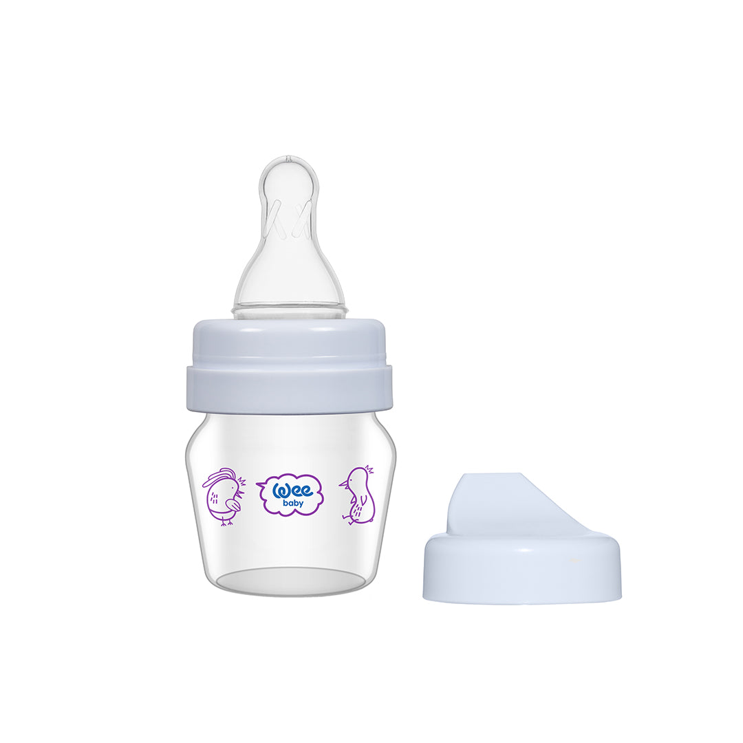 Wee Baby Mini Glass Sippy Bottle Set 30ml