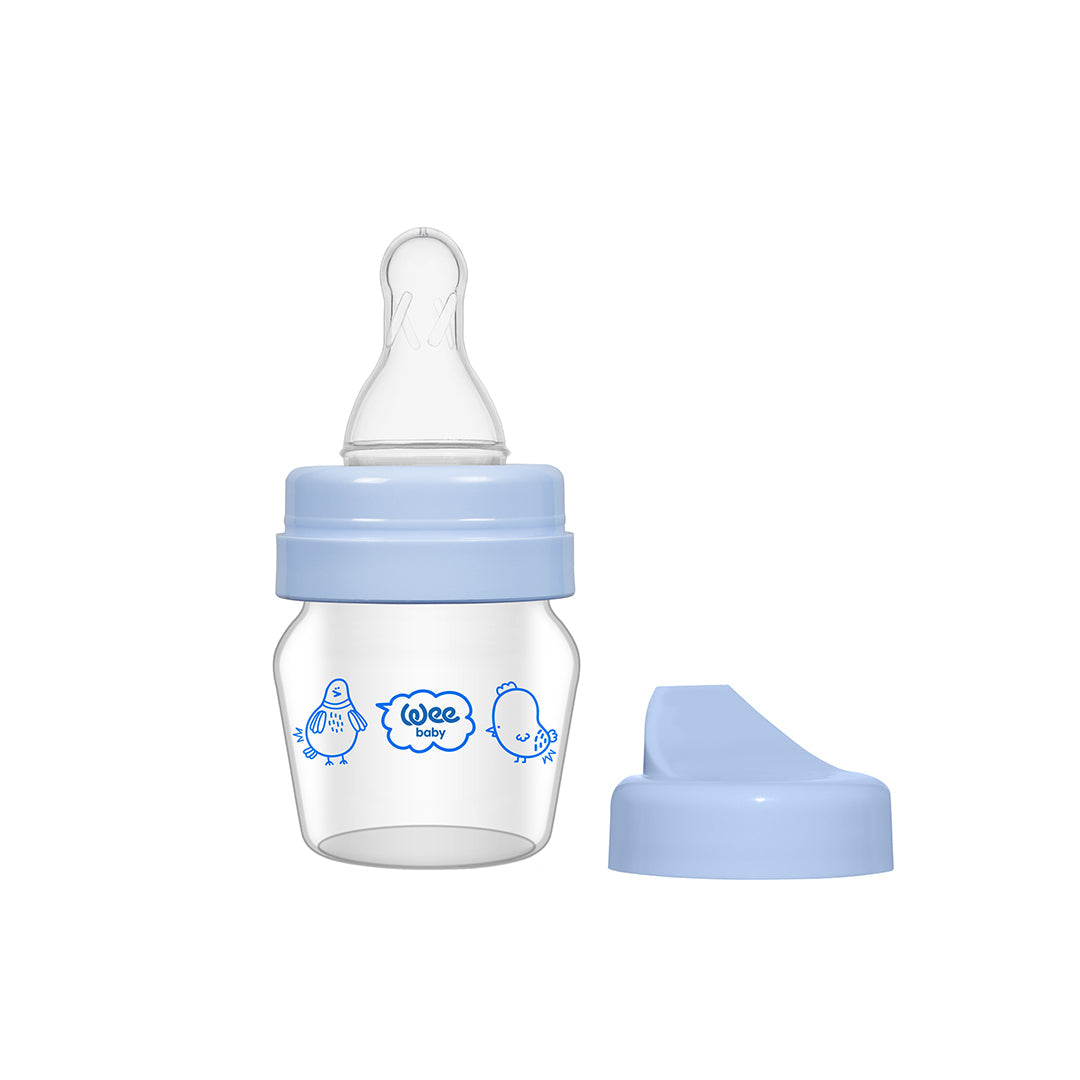 Wee Baby Mini Glass Sippy Bottle Set 30ml