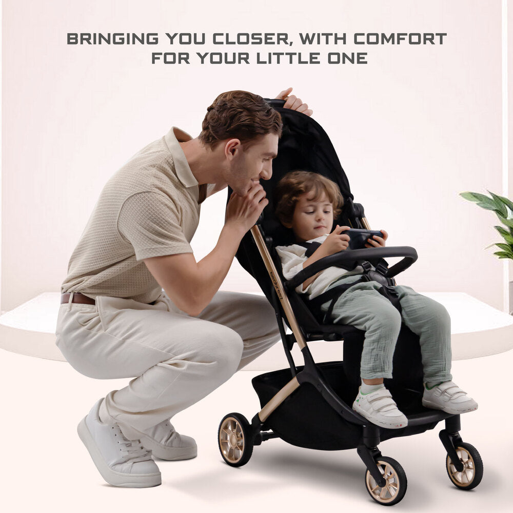 Neobreez Neolite Ultra Lightweight Cabin Size Travel Stroller Black
