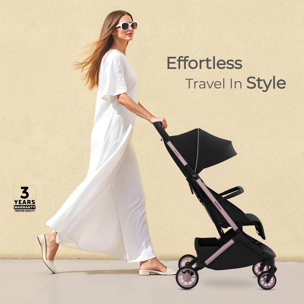 Neobreez Neolite Ultra Lightweight Cabin Size Travel Stroller Black
