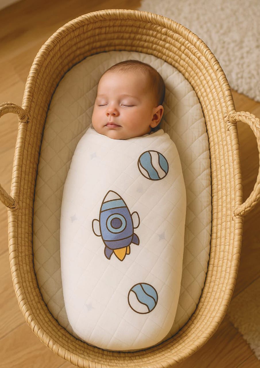Kinder Valley Little Safari Bamboo Muslin Swaddle Pack of 2
