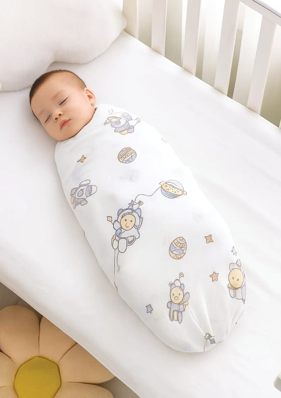 Kinder Valley Little Safari Bamboo Muslin Swaddle Pack of 2