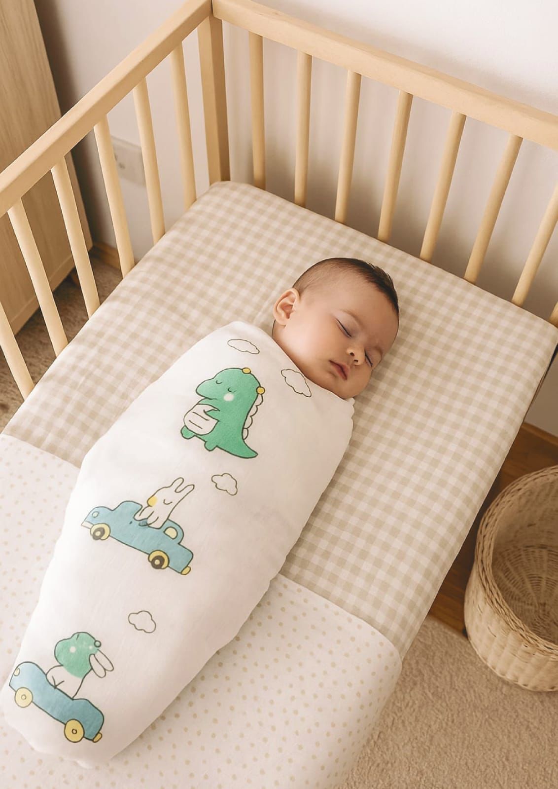 Kinder Valley Animal Prints Bamboo Muslin Swaddle