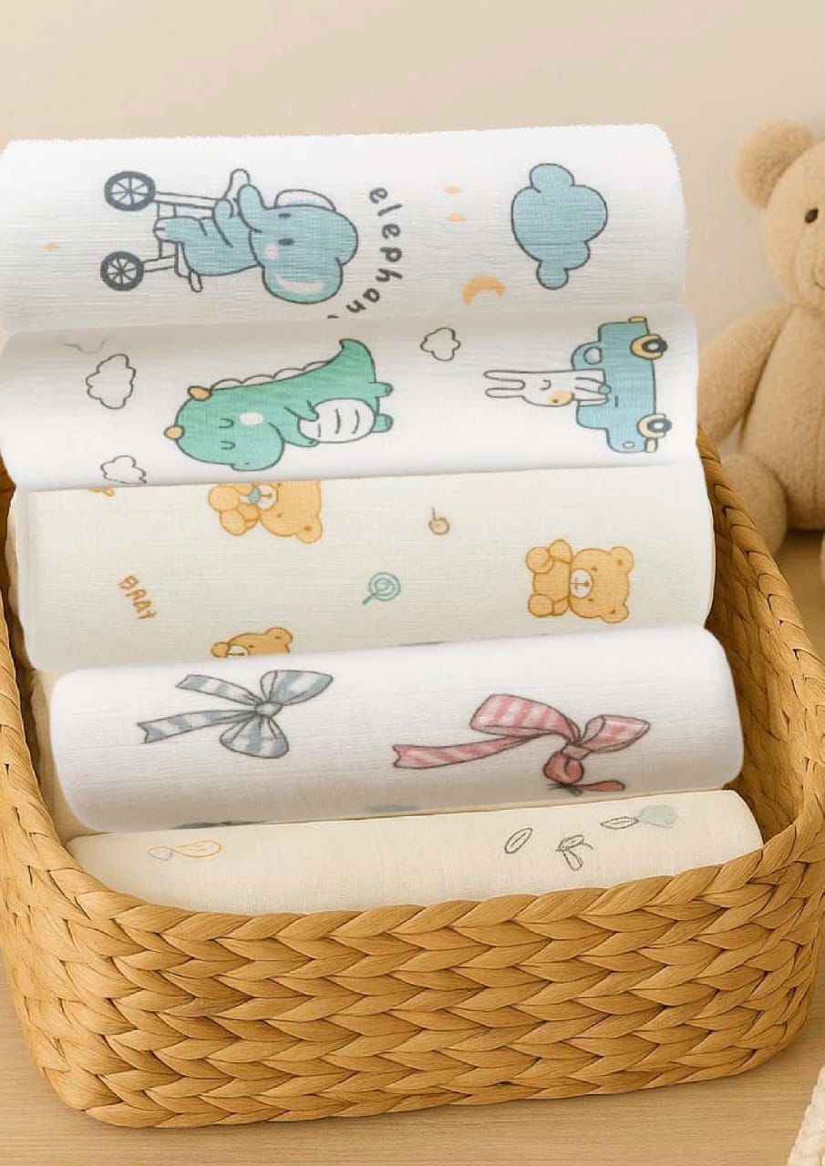 Kinder Valley Animal Prints Bamboo Muslin Swaddle