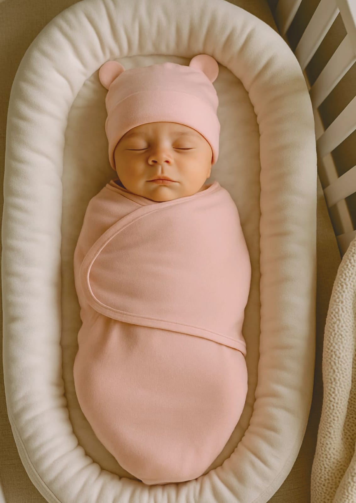 Kinder Valley Adjustable Cocoon Swaddle Swrap Trio Headcover
