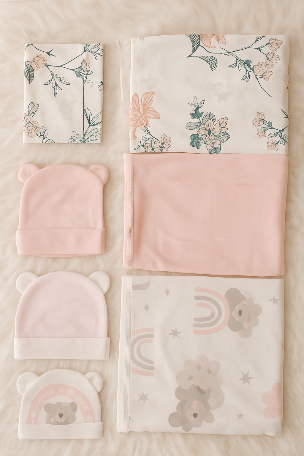 Kinder Valley Adjustable Cocoon Swaddle Swrap Trio Headcover