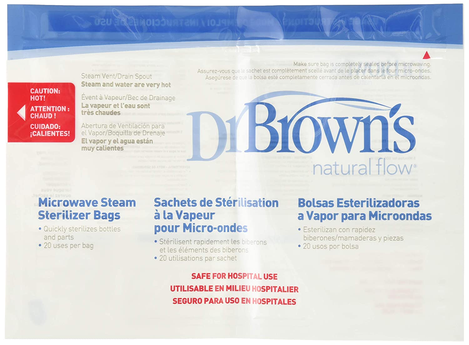 Microwave Steam Sterlizer Bags