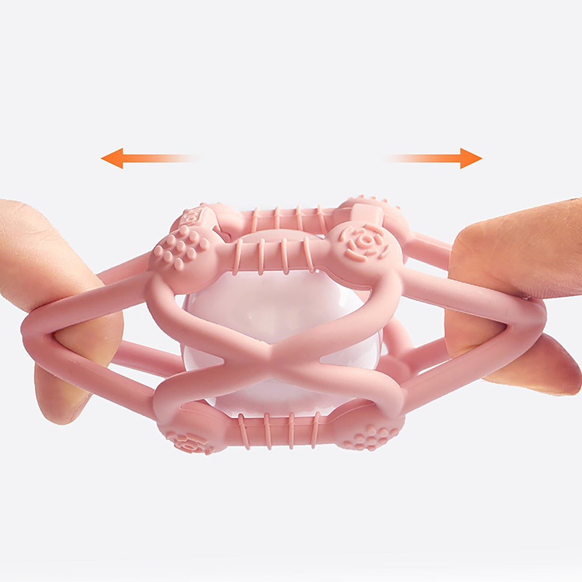 Kidsme Silicone Teething Ball Pink