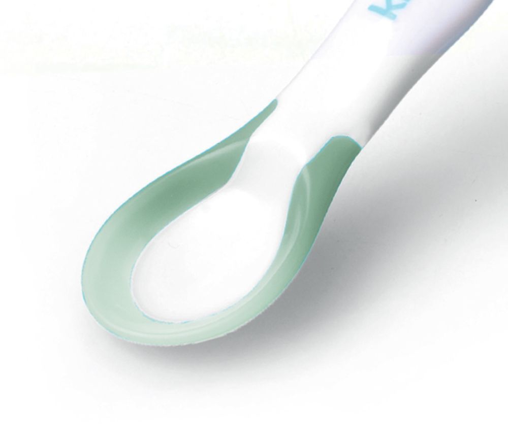 Kidsme Suction Bowl With Ideal Temperature Feeding Spoon Set Grey