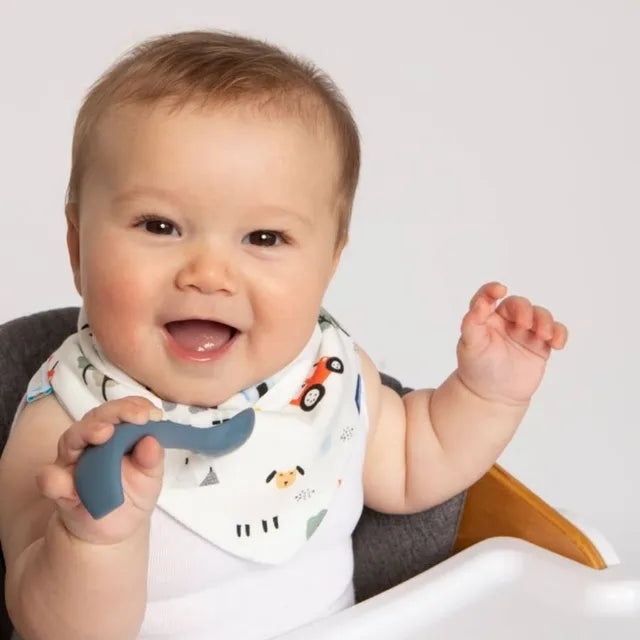 All4Ella - طقم مريلة باندانا - بارنيارد