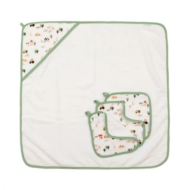 All4Ella - Wash Cloth 3 Pack - Country Farm