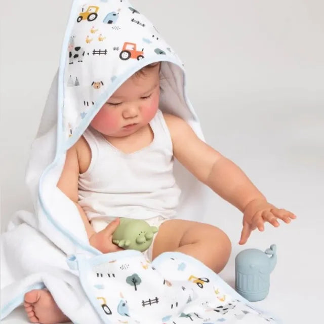 All4Ella - Wash Cloth 3 Pack - Barnyard