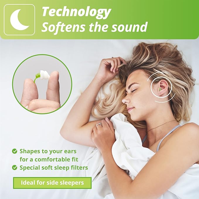 سدادات أذن النوم Alpine Sleepsoft - زوج واحد
