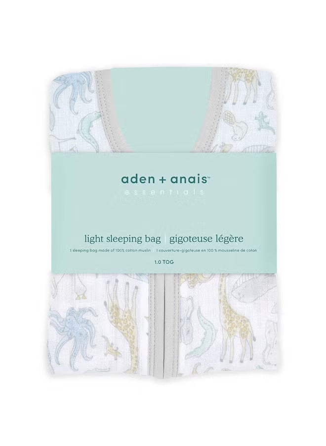 Aden + Anais Cotton 1.0 Tog Sleeping Bag Natural History 6 to 18 months