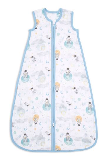 Aden + Anais Essentials 100% Cotton Muslin 1.0 Tog Light Sleeping Bag Space Explorers 6 to 18 months