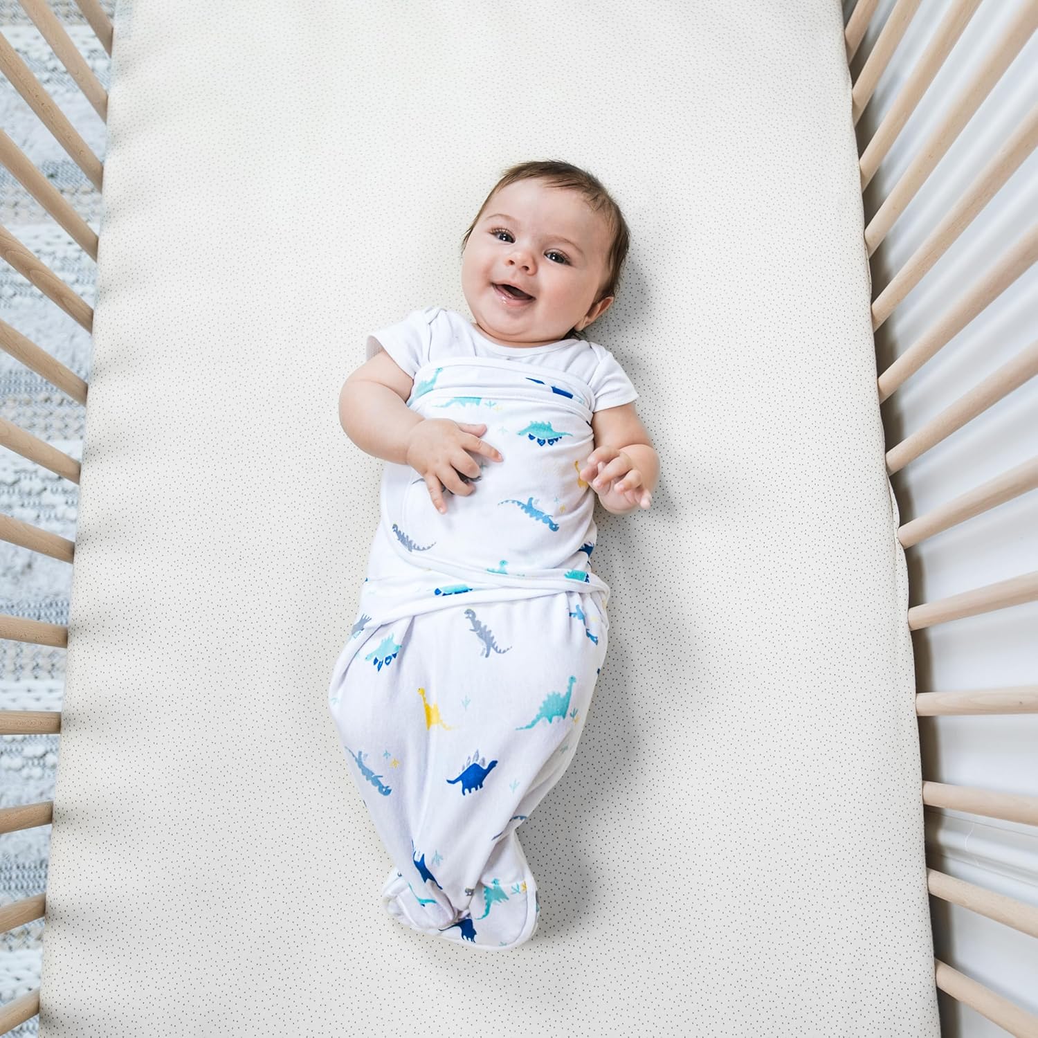 Aden + Anais Easy Swaddle Wrap Pack Of 3 Dino Rama 4 to 6 Months