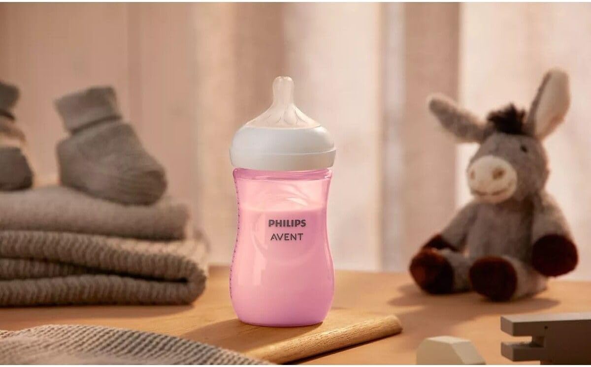 Philips Avent Natural 3.0 Feeding Bottle 260 Ml X1 Pink