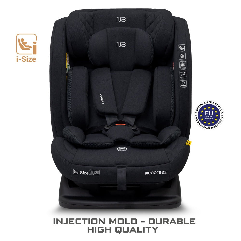 Neobreez i Eroca i Size All In1 Convertible Car Seat Black