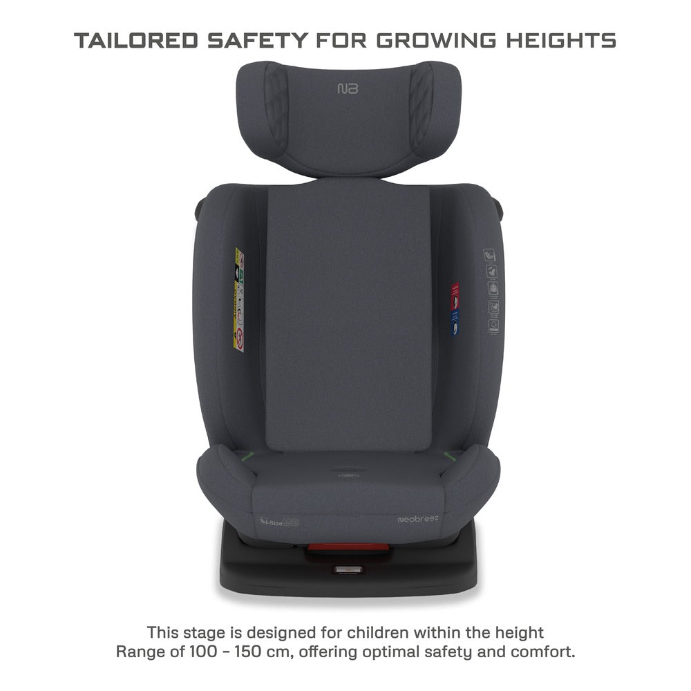 Neobreez i Eroca i Size All In1 Convertible Car Seat Grey