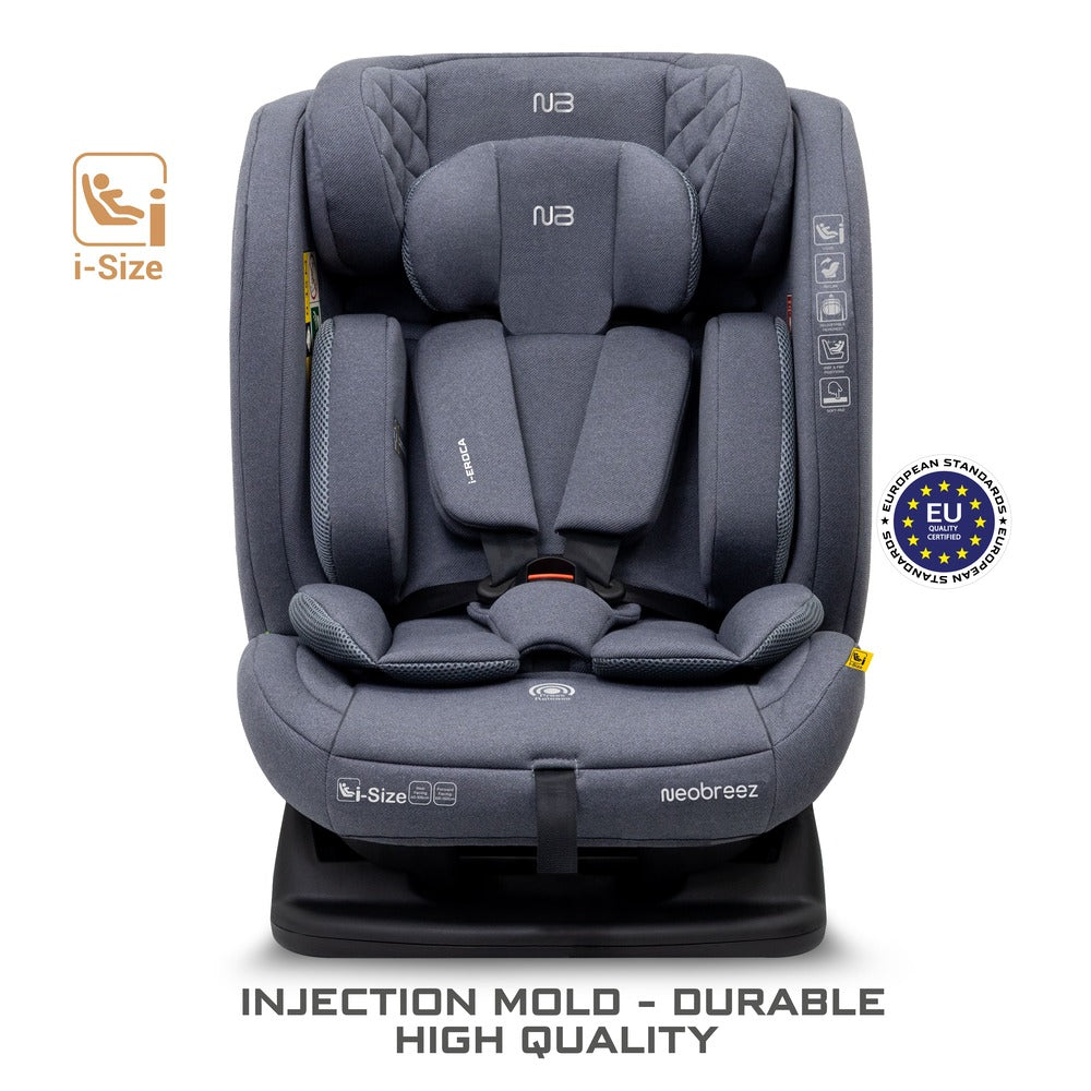 Neobreez i Eroca i Size All In1 Convertible Car Seat Grey