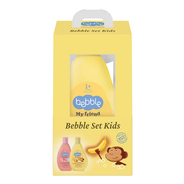 Bebble Duo Set 2In1 Banana Shampoo And Shower Gel + 2In1 Strawberry Shampoo And Shower Gel