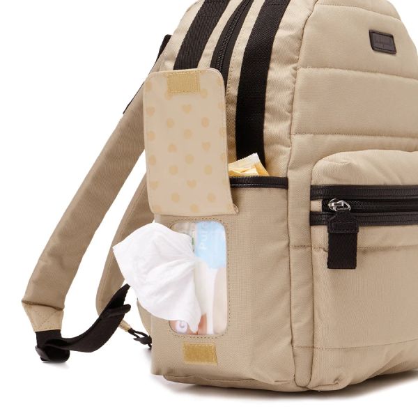 Babymel Diaper Bag Lola Eco Quilt Fawn