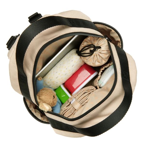 Babymel Diaper Bag Lola Eco Quilt Fawn