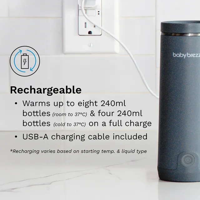Baby Brezza Superfast Portable Bottle Warmer Black