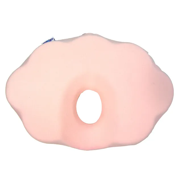 Baby Works Head Support With Cotton Cover Removable  Pink