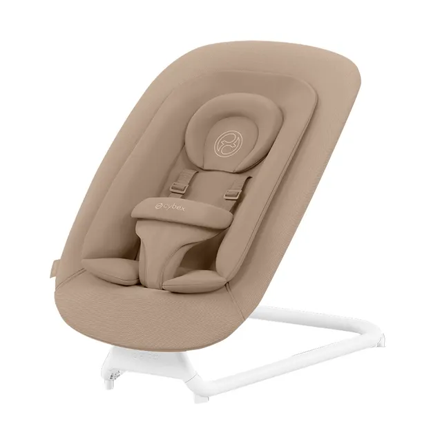 Cybex Lemo 3 In 1 High Chair and Bouncer Set Sand White & White