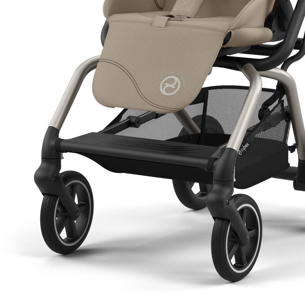 عربة الأطفال Cybex Gold PU1 Eezy S Twist + 2 بلون اللوز والبيج