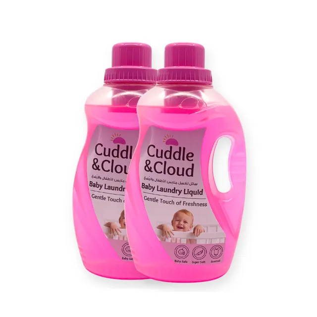 سائل غسيل الملابس للأطفال من كادل آند كلاود، 1000 مل، عبوة من قطعتين، عبوة اقتصادية