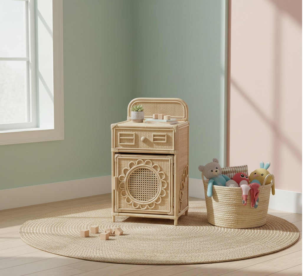 Cuddle Kids Rattan Washing Machine Toy