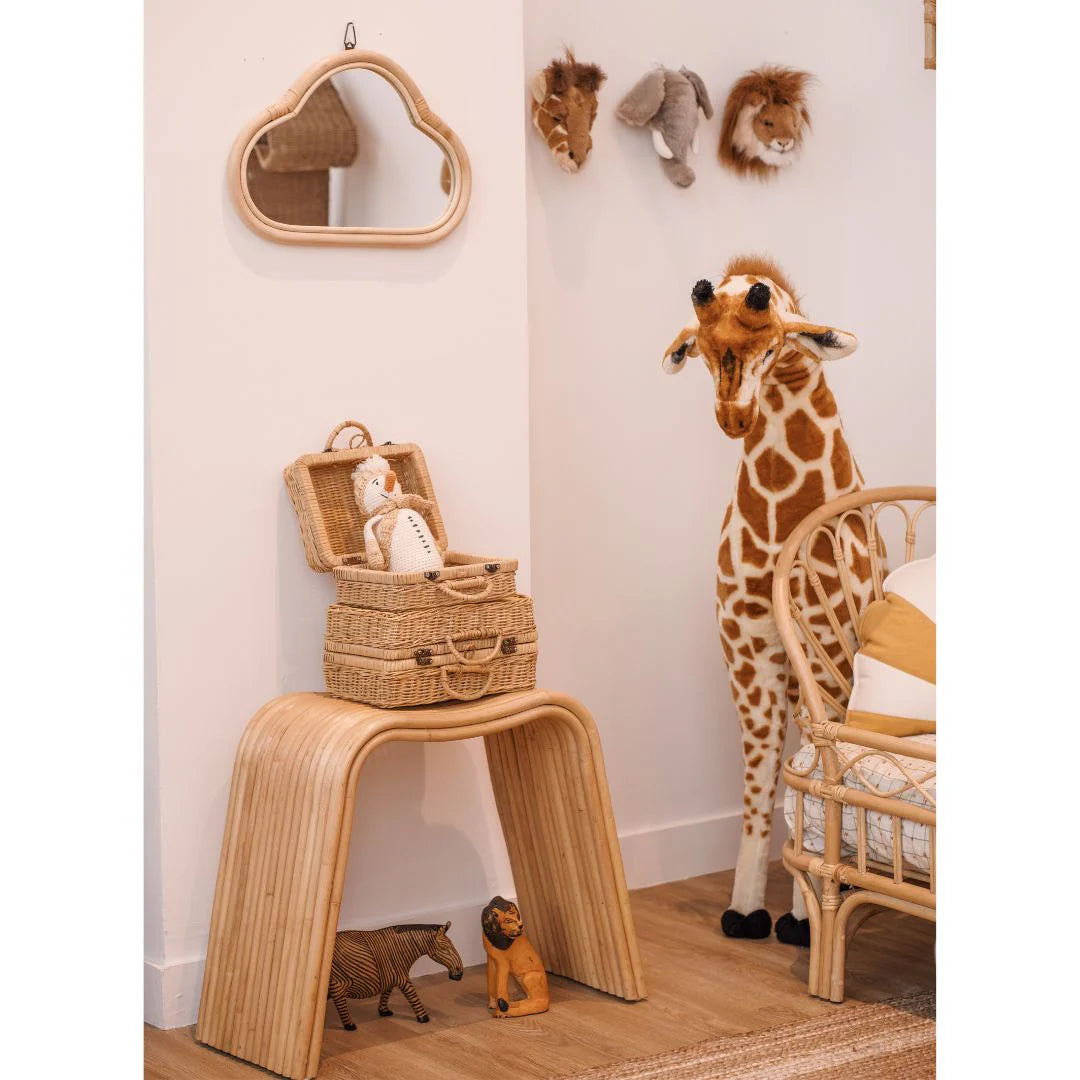 Cuddle Cloud Rattan Mirror