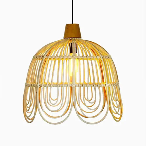 Cuddle Ratu Rattan Hanging Lamp - Small