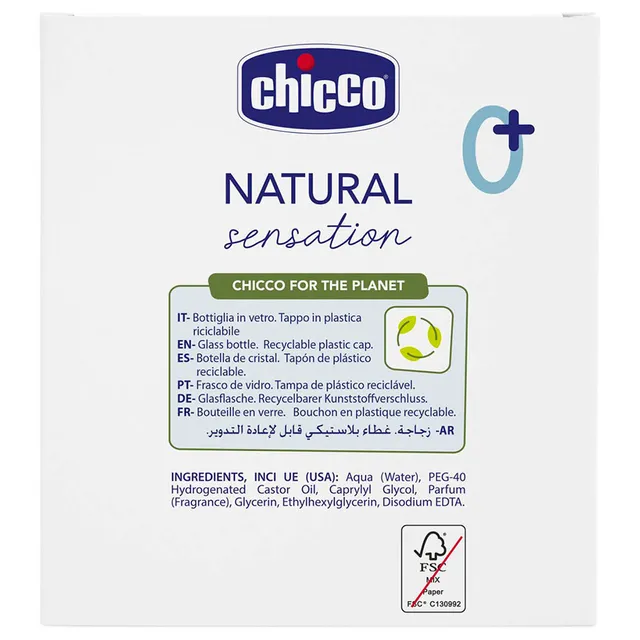 Chicco Baby Perfumed Water Natural Sensation 100 ML