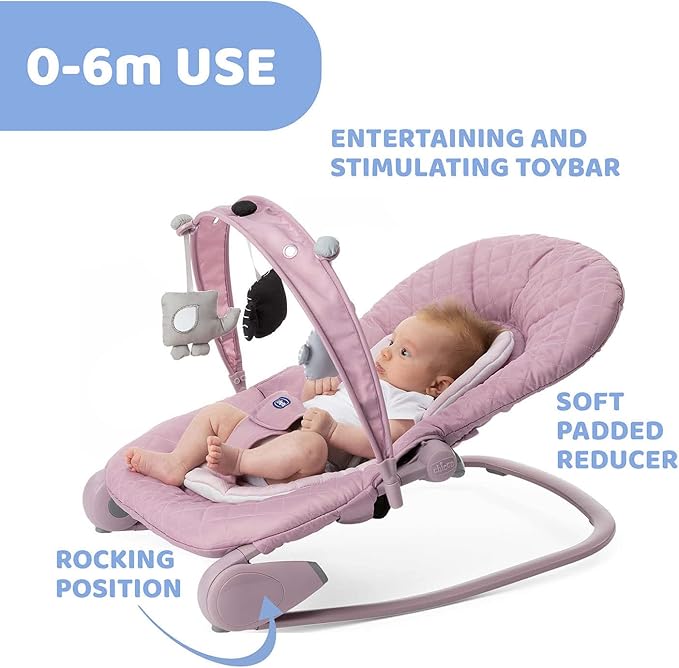 Chicco Hoopla Baby Bouncer 2in 1 Blossom