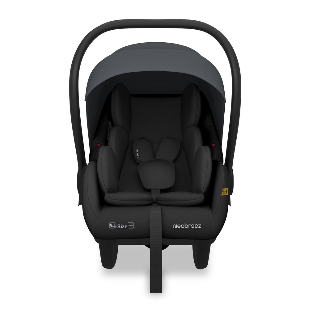 Neobreez i Sacro i Size Lightweight Baby Car Seat Carrier Grey/Black
