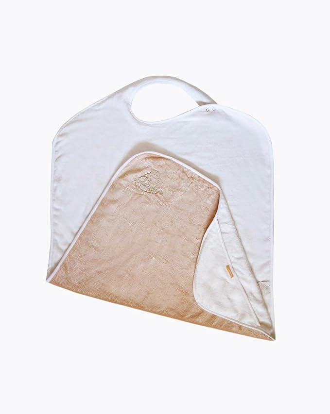 Cuddledry Hands Free Baby Bath Towel Oatmeal