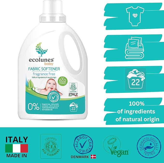 Ecolunes Hypoallergenic Baby Fabric Softener 1 liter