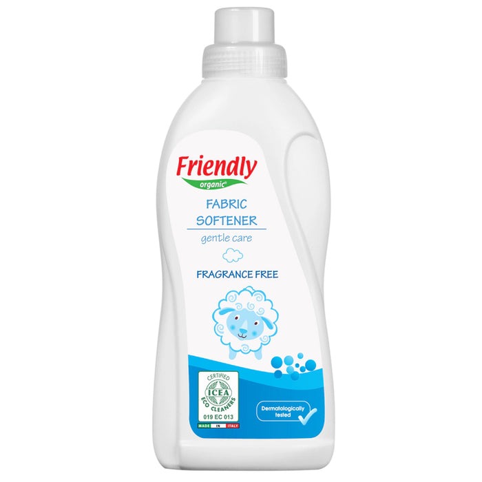 Friendly Organic Fragrance Free Baby Fabric Softener White 750ml