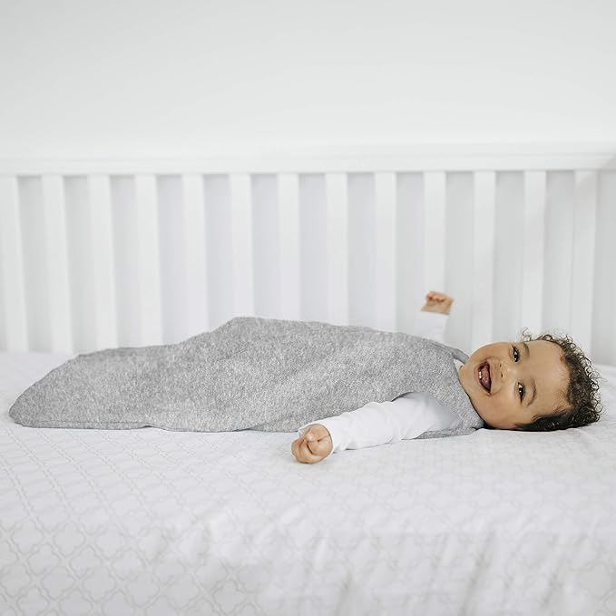 Halo SleepSack Sleep Bag 0.5 Tog 100% Cotton Heather Grey 6 to 18 months
