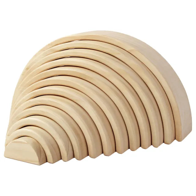 أقواس كيندر فيتس الخشبية الطبيعية