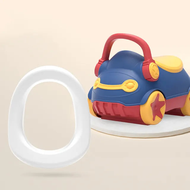 Little Angel Baby Potty Training Toilet Seat With Car Shape Blue