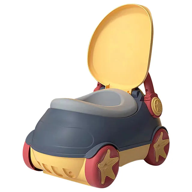 Little Angel Baby Potty Training Toilet Seat With Car Shape Grey