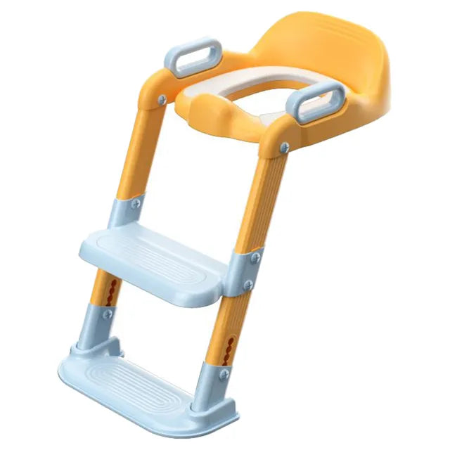 Little Angel Baby Potty Trainer Foldable Step Stool Blue