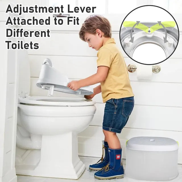 Little Angel - Baby Potty Training Seat With Backrest- Grey