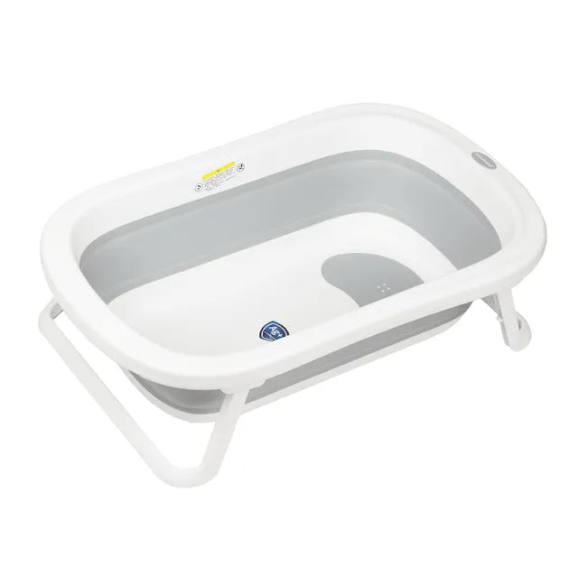 Little Angel Baby Foldable Bath Tub With Stand Grey